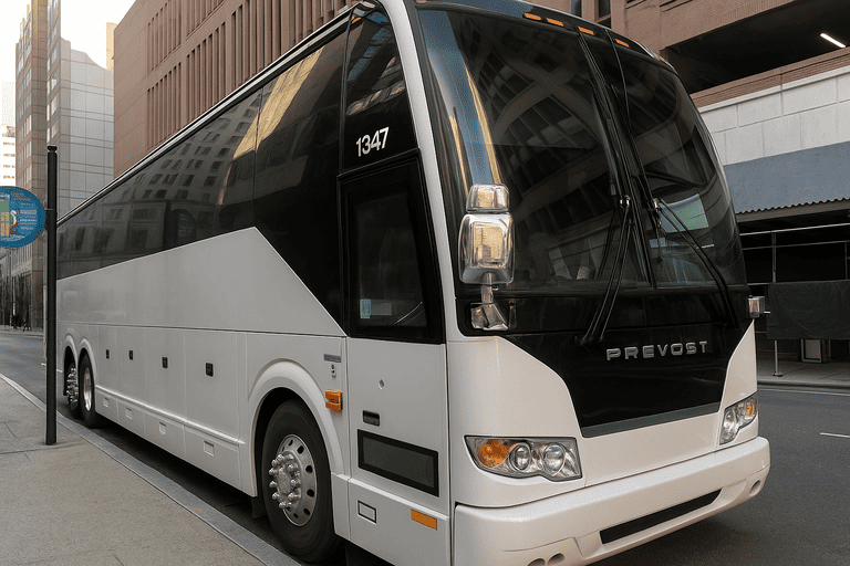 a Davenport Minibus Company coach bus